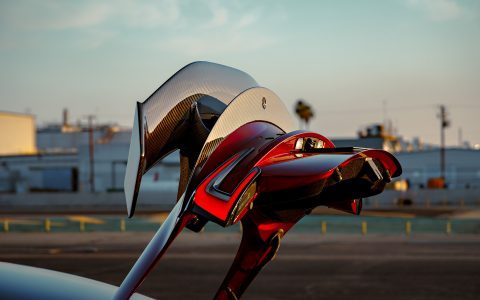 Ultra Red Tesla Model 3 Performance on 18-Inch UP Forged Race Spec UP-03 Wheels in Gloss Black 3 Ultra Red Tesla Model 3 Performance on 18-Inch UP Forged Race Spec UP-03 Wheels in Gloss Black 8