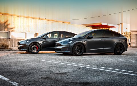 Dual Tesla Model X On UP Forged UP-03 & UP-05 Wheels 3 Tesla Model X UP Forged UP-03 and UP-05 Unplugged Performance 1920px (3)