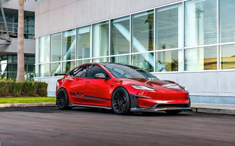 Ultra Red Tesla Model 3 Performance 'Red Rocket' On 18-Inch UP Forged UP-03 Wheels