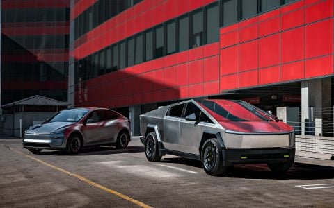 Tesla Cybertruck & Quicksilver Tesla Model Y Juniper on UP Forged UP-RW Wheels