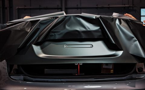 Dark Sage 2026 Tesla Model S with UP Forged UP-03 Gloss Black Wheels