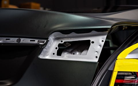 Dark Sage 2026 Tesla Model S with UP Forged UP-03 Gloss Black Wheels