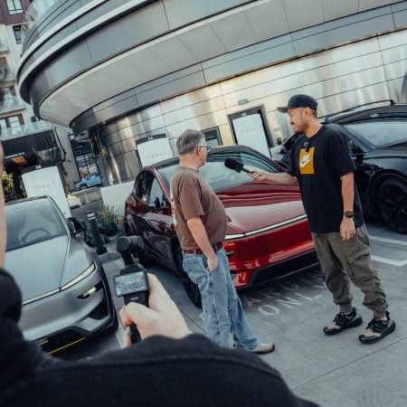 Tesla Model Y Performance Owners Take Over Tesla Diner for a UP Community Meetup