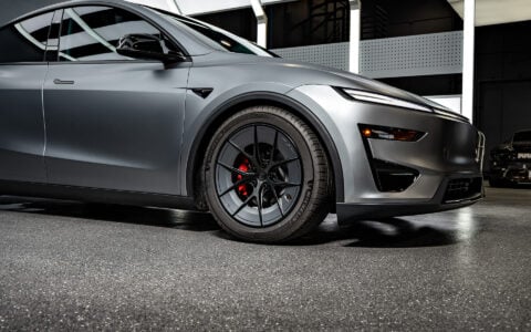 Stealth XPEL PPF Quicksilver Tesla Model Y Juniper Performance on 19-Inch UP Forged UP-RW Wheels 4 Stealth XPEL PPF Quicksilver Tesla Model Y Juniper Performance on 19-Inch UP Forged UP-RW Wheels
