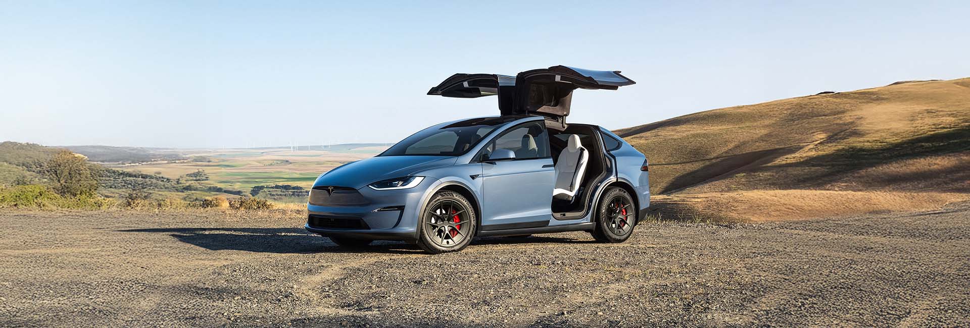 Frost Blue Metallic Tesla Model X UP-RW FF Flow Formed Render Unplugged Performance