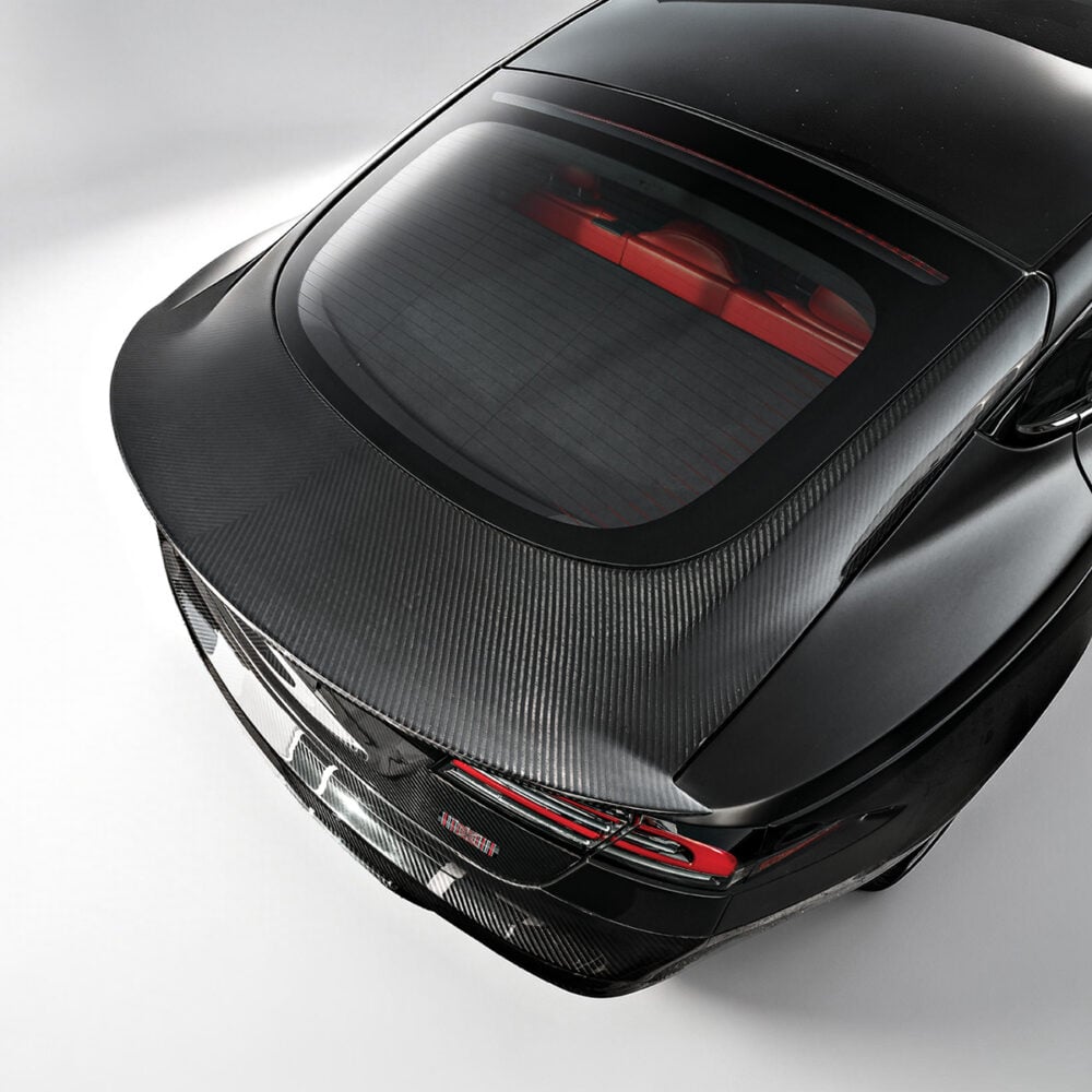 Tesla Model S Full Long Tail Trunk in Carbon Fiber Unplugged Performance