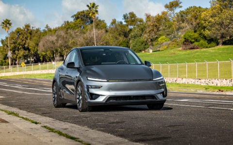 Quicksilver Tesla Model Y Juniper Performance on 20-Inch UP Forged UP-03 Wheels 4 Quicksilver Tesla Model Y Juniper Performance on 20-Inch UP Forged UP-03 Wheels