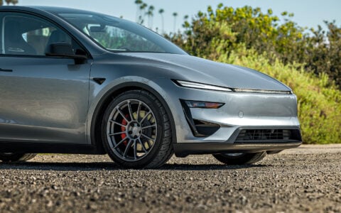 Quicksilver Tesla Model Y Juniper Performance on 20-Inch UP Forged UP-03 Wheels 11 Quicksilver Tesla Model Y Juniper Performance on 20-Inch UP Forged UP-03 Wheels