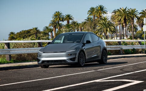 Quicksilver Tesla Model Y Juniper Performance on 20-Inch UP Forged UP-03 Wheels 6 Quicksilver Tesla Model Y Juniper Performance on 20-Inch UP Forged UP-03 Wheels