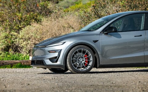 Quicksilver Tesla Model Y Juniper Performance on 20-Inch UP Forged UP-03 Wheels 8 Quicksilver Tesla Model Y Juniper Performance on 20-Inch UP Forged UP-03 Wheels