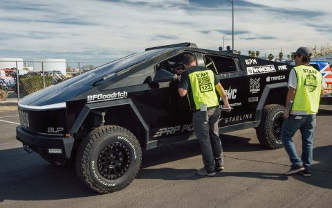 UP Mint 400 Cybertruck Parade Staging-13