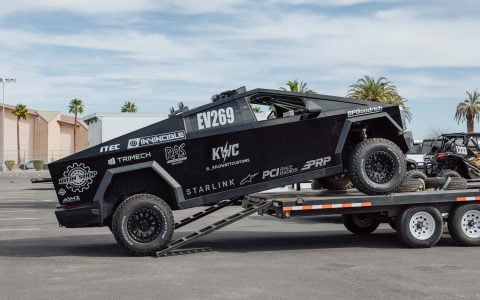 UP Mint 400 Cybertruck Parade Staging-4