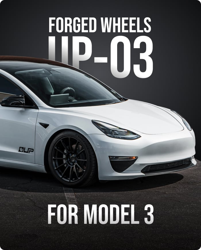Tesla Model 3 UP-03 Forged Wheels Homepage Slider Hero Desktop 1