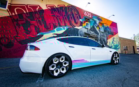 White Tesla Model S Plaid on 21-Inch UP Forged CYBRHEX Wheels 24 White Tesla Model S Plaid on 21-Inch UP Forged CYBRHEX Wheels