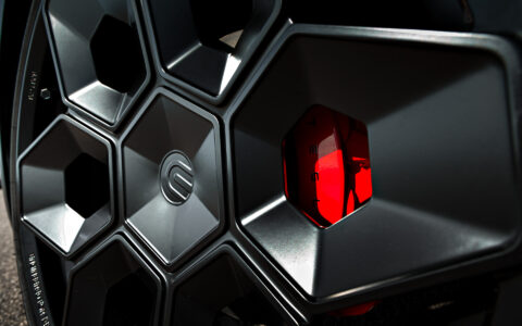 Tesla Model Y First Generation UP Forged 22-inch CYBRHEX Satin Black Wheels Unplugged Performance 1920px (9)