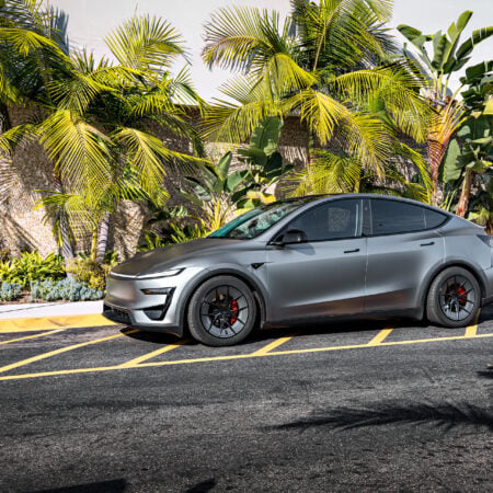 Tesla Model Y Performance Juniper on UP-RW 19-Inch Wheels