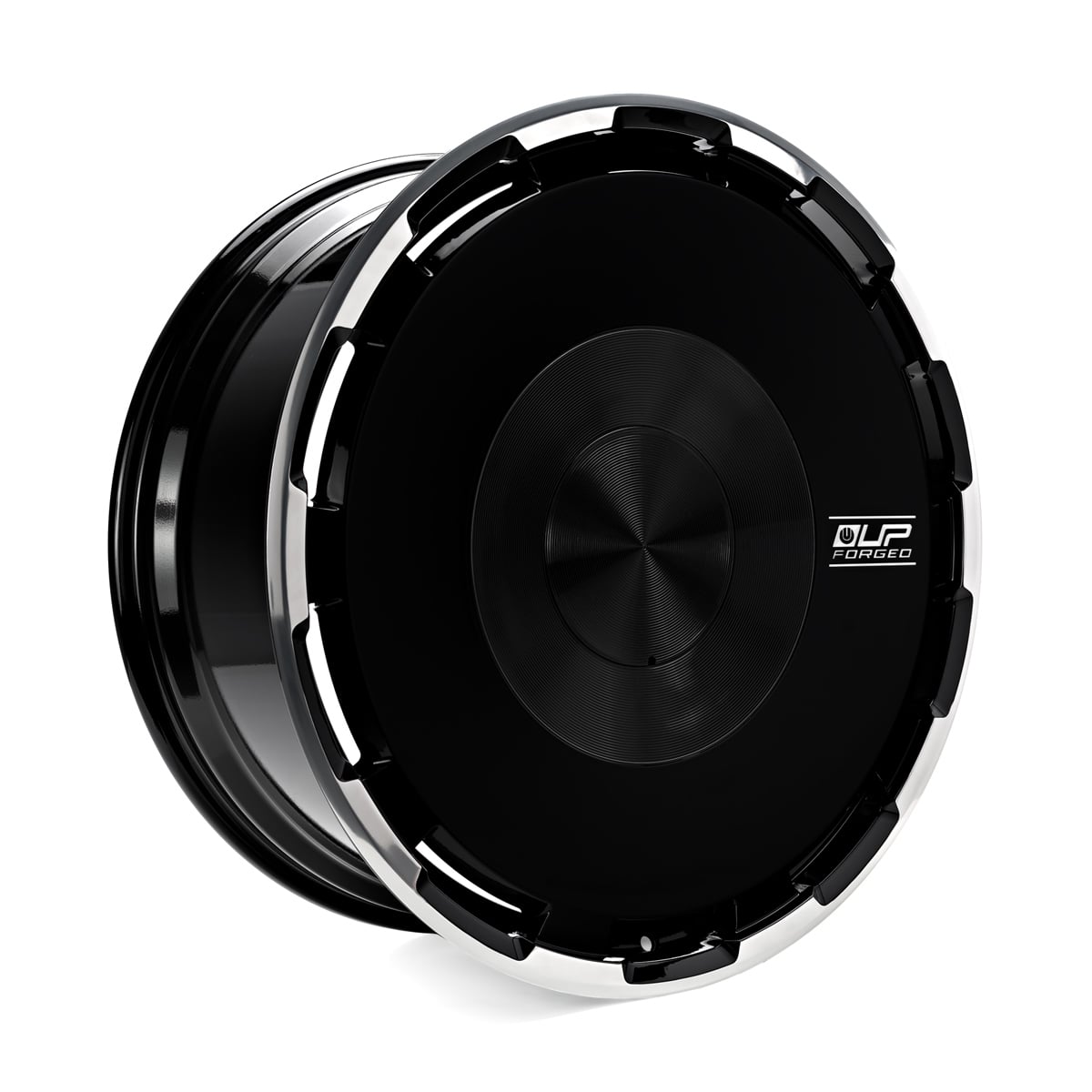 CYBRDISC Is Here: A New VIP Look for Tesla Cybertruck 7 Tesla Cybertruck UP Forged CYBRDISC 24-Inch Wheels Gloss Black Finish 1