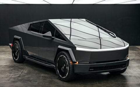 Tesla Cybertruck UP Forged CYBRDISC 24-Inch Wheels Gloss Black Finish Unplugged Performance 5