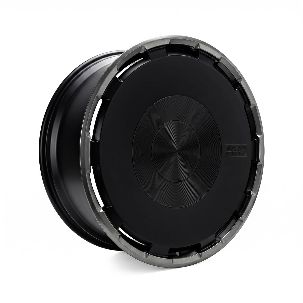 CYBRDISC Is Here: A New VIP Look for Tesla Cybertruck 9 Tesla Cybertruck UP Forged CYBRDISC 24-Inch Wheels Stealth Finish