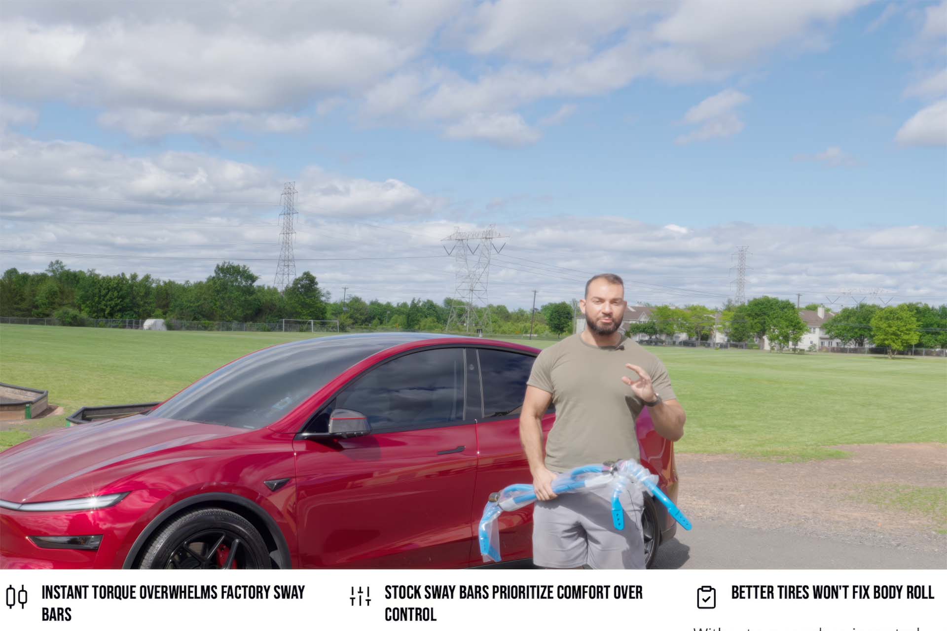Tesla Model Y Sway Bars: The Upgrade a Juniper Owner Called the Missing Link 1 Tesla Model Y Sway Bar Test Unplugged Performance 4