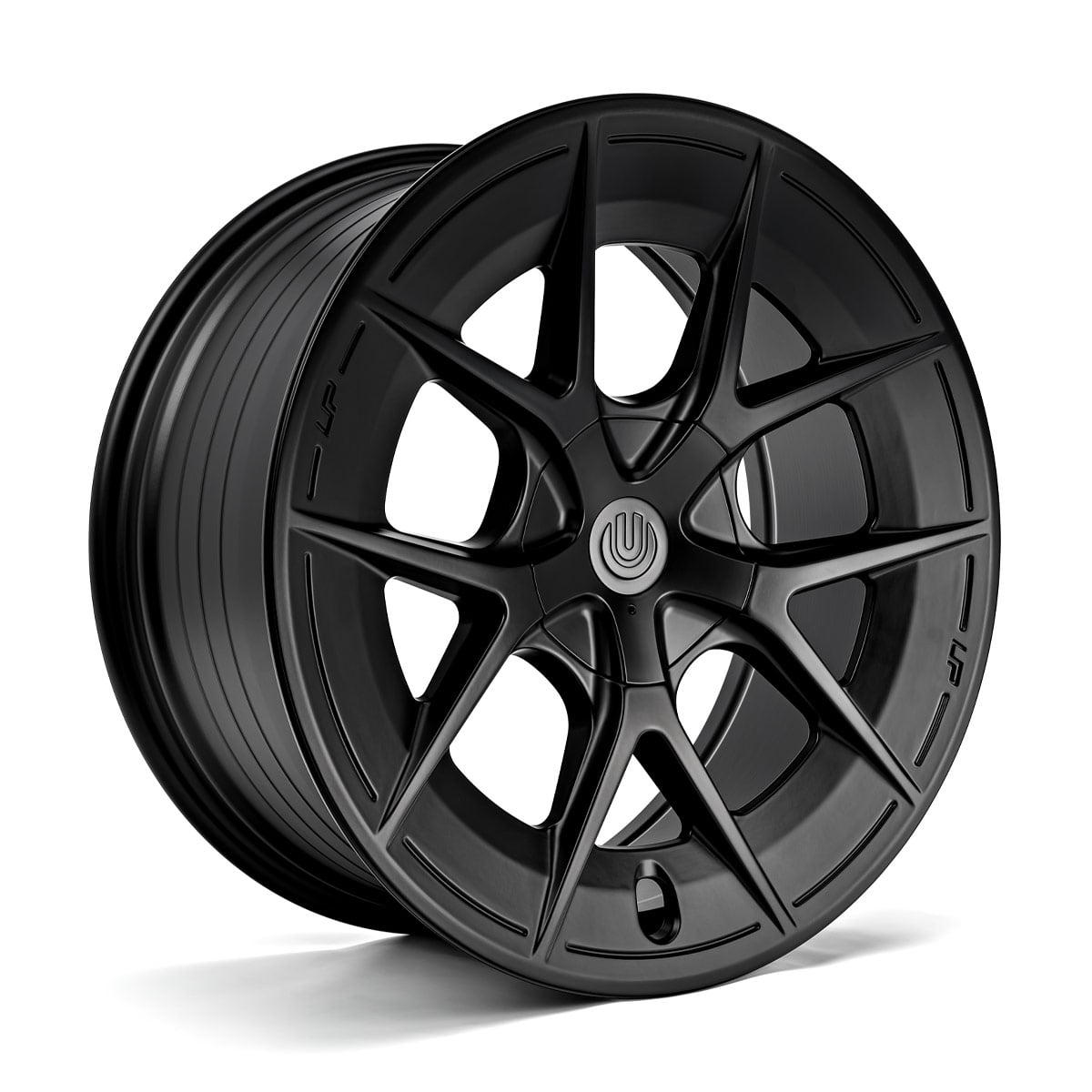 Unplugged Performance Flow Form Road Warrior 19 inch Satin Black for Tesla Model 3 Model Y Model S Model X 1200px (2)