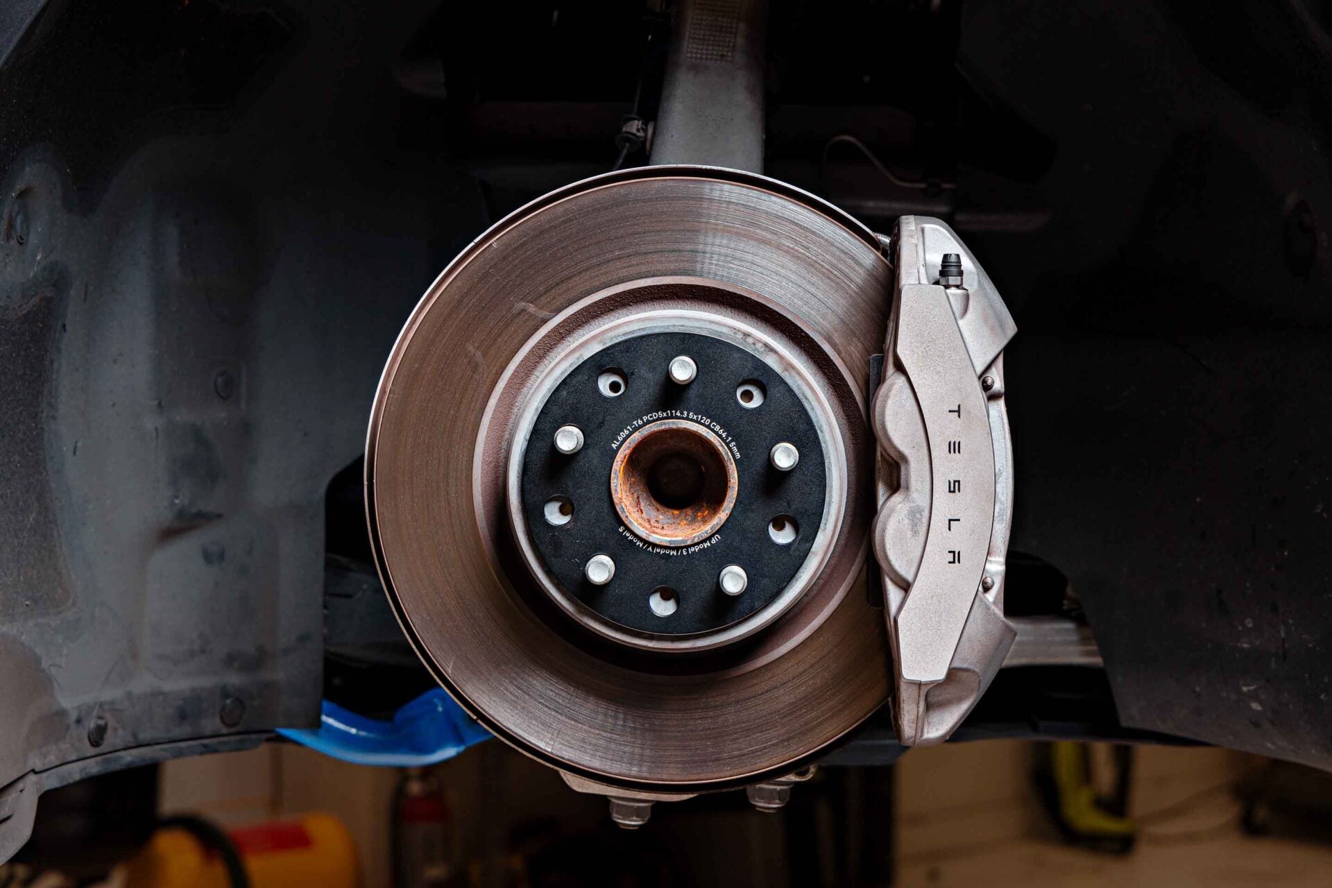 5mm Double Drilled Spacer for Tesla Model Y Model X Model 3 Model S by Unplugged Performance Install 1920px (9)