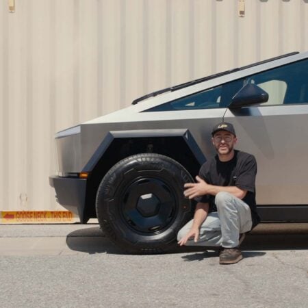 Featured image for We Finally Got Our Hands on the $59K Coil-Sprung Tesla Cybertruck AWD article