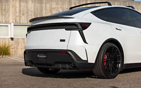 2026 Tesla Model Y Performance Juniper Gets UP-03 Forged Wheels and a Full Aero Upgrade 13 Tesla Model Y Performance Juniper Full Aero Kit Unplugged Performance 13
