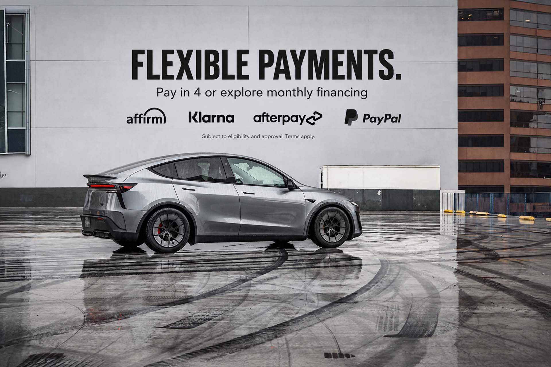 How to Pay for a Tesla Build Without Doing It One Part at a Time 2 Unplugged Performance Flexible Payment Options for Tesla Builds Affirm, Klarna, Paypal, Afterpay 6
