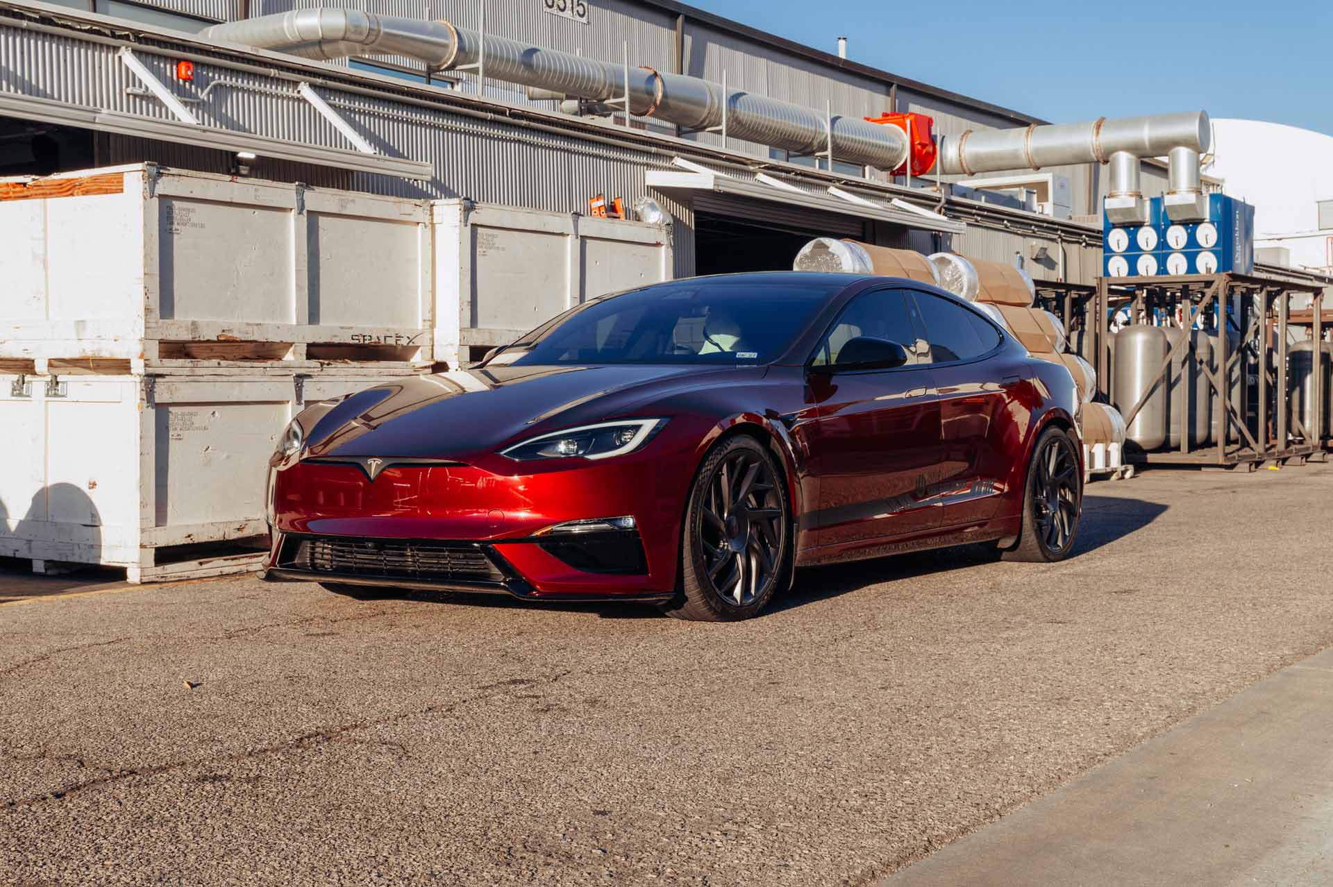 Tesla Model S Plaid Signature with UP Suspension Upgrades