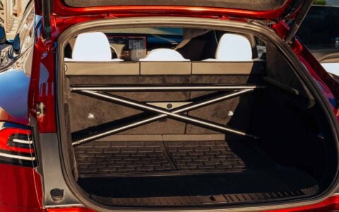 Tesla Model S Plaid Signature with UP Suspension Upgrades 12 Signature Model S Plaid GT Rear Strut Tower Brace Showcase-14