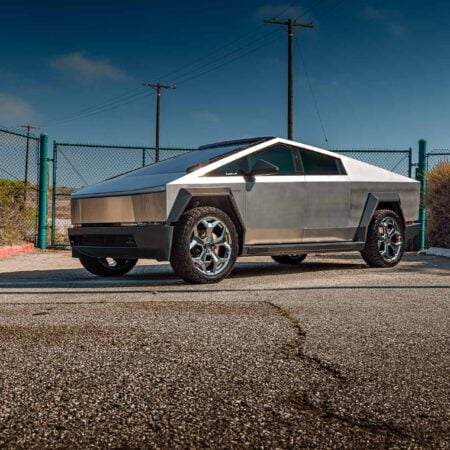 Featured Image for Tesla Cybertruck UP Forged 24-Inch Custom Polished CYBRSPOKE Wheels article
