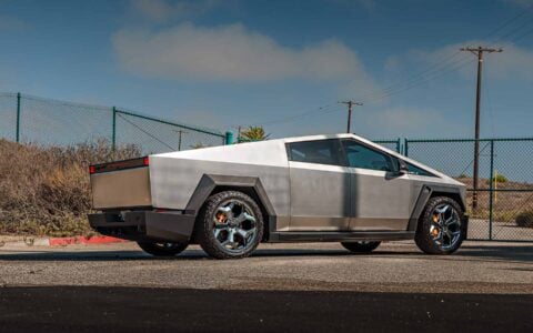 Tesla Cybertruck UP Forged 24-Inch Custom Polished CYBRSPOKE Wheels Unplugged Performance 6
