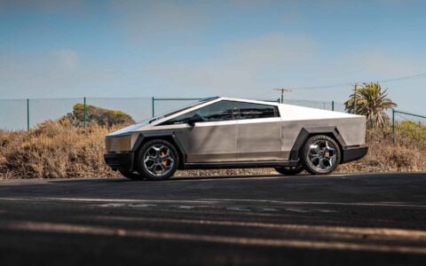 Tesla Cybertruck UP Forged 24-Inch Custom Polished CYBRSPOKE Wheels Unplugged Performance 8