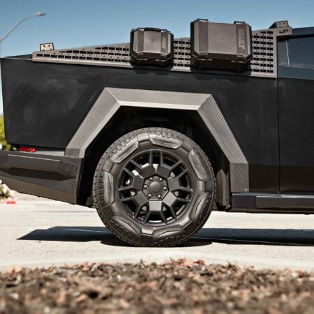 Tesla Cybertruck on UP INVINCIBLE Base Protection Kit + More