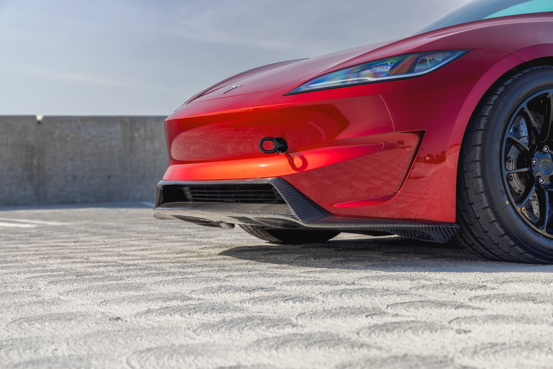 Build Your Model 3, One Piece at a Time: Carbon Fiber Upgrades In Stock 2 Tesla Model 3 2024 Carbon Fiber Front Cover Aero Unplugged Performance 1920px Image (11)
