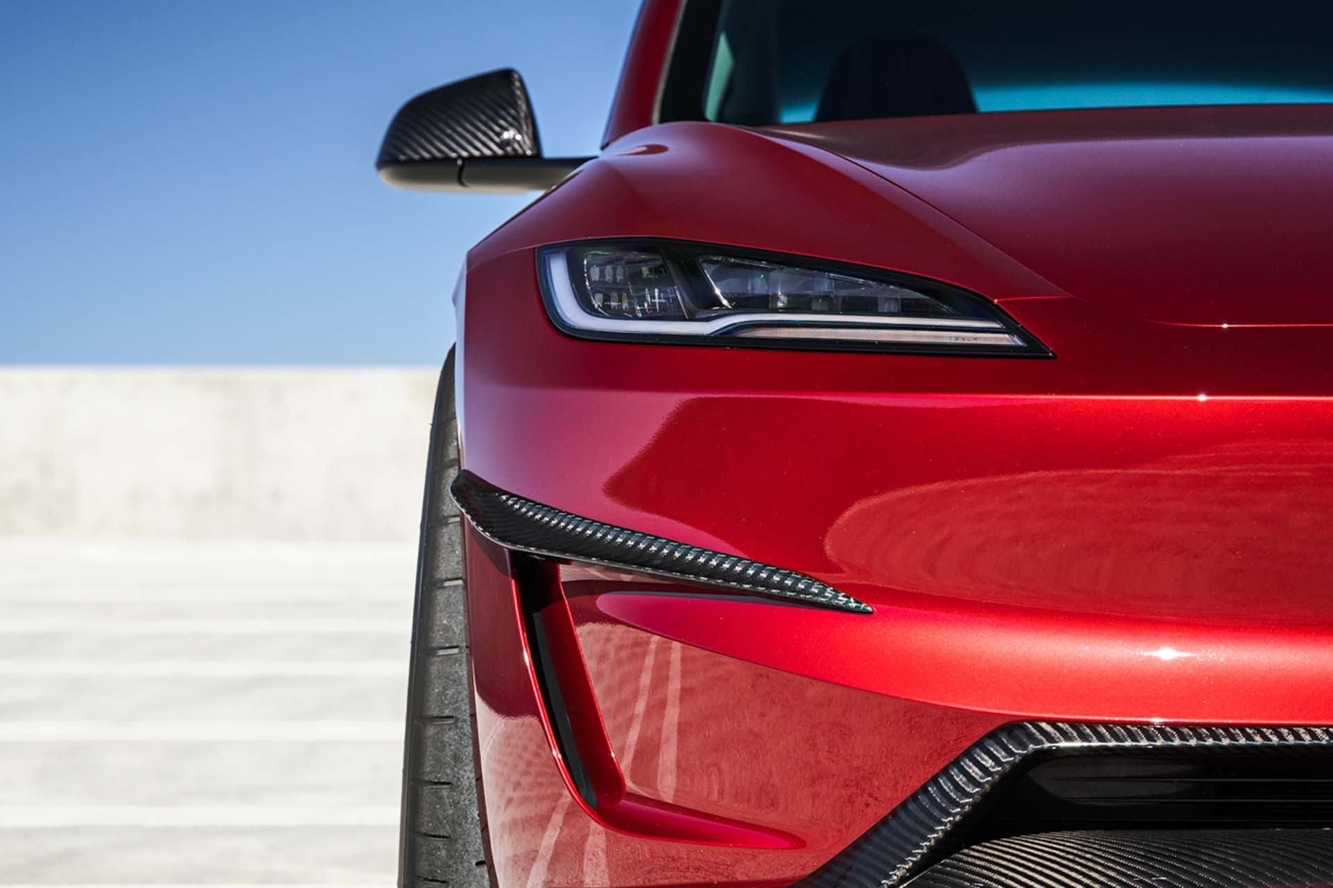 Build Your Model 3, One Piece at a Time: Carbon Fiber Upgrades In Stock 6 Tesla Model 3 2024 Carbon Fiber Front Lip Cover Front Spoiler Canards Mirror Covers Unplugged Performance