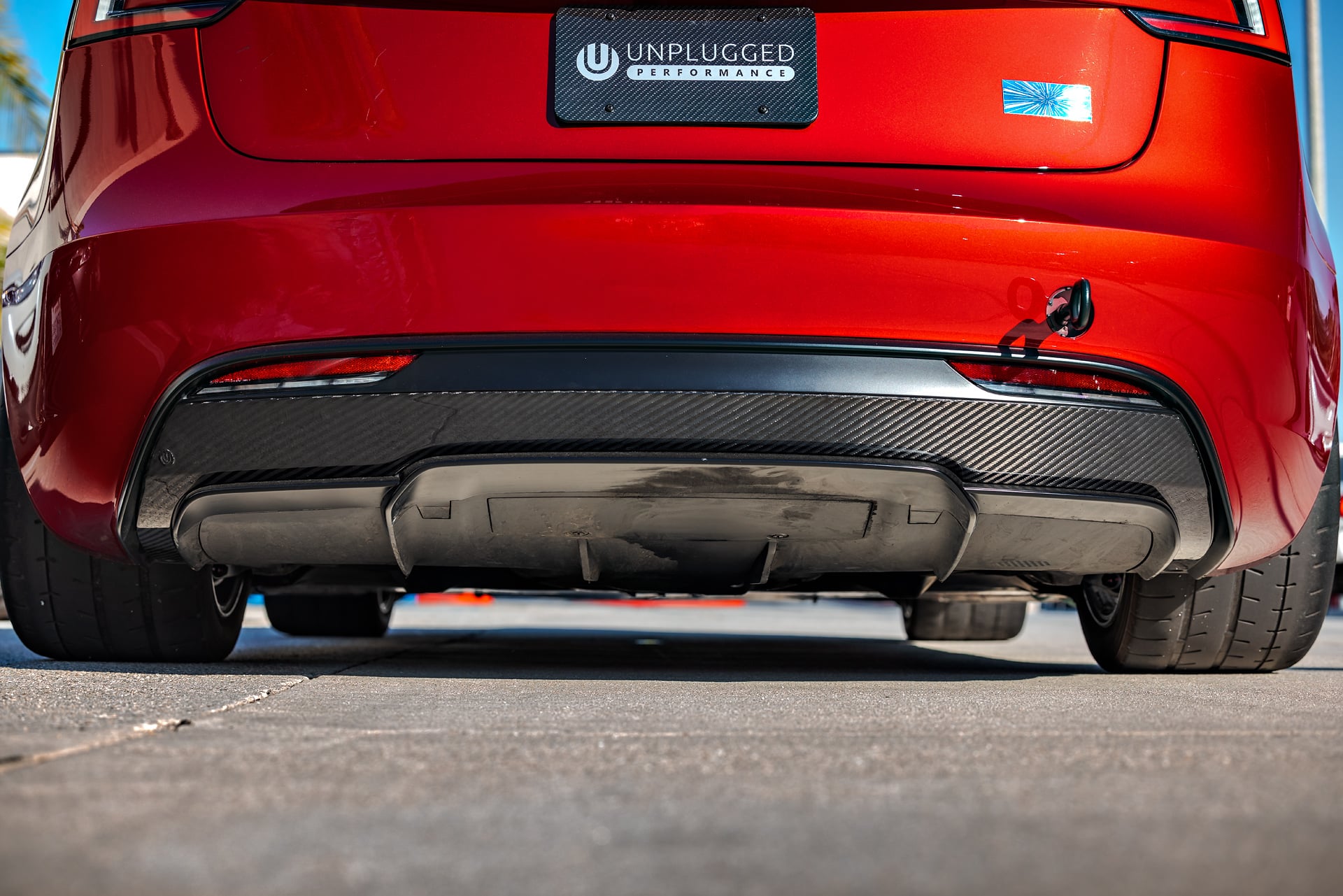 Build Your Model 3, One Piece at a Time: Carbon Fiber Upgrades In Stock 9 Tesla Model 3 2024 Carbon Fiber Rear Diffuser Cover Unplugged Performance 1920px Image (3)